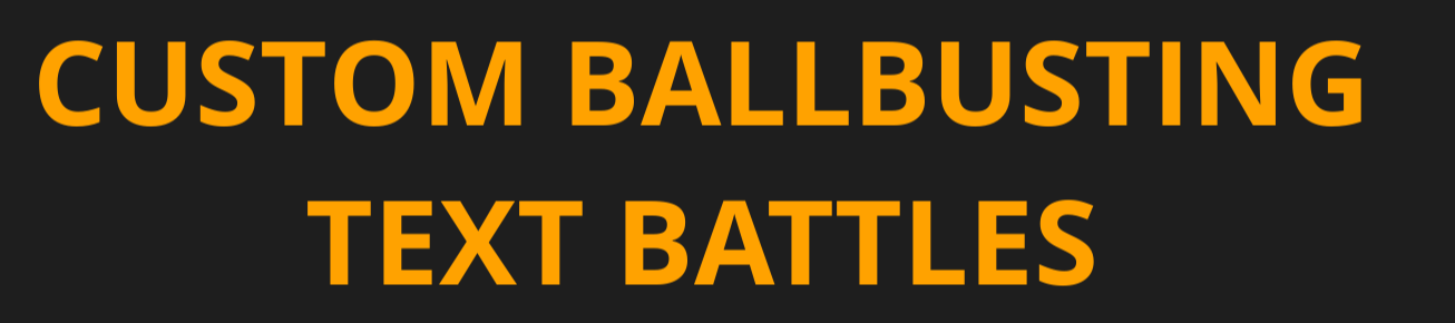 Custom Ballbusting poster