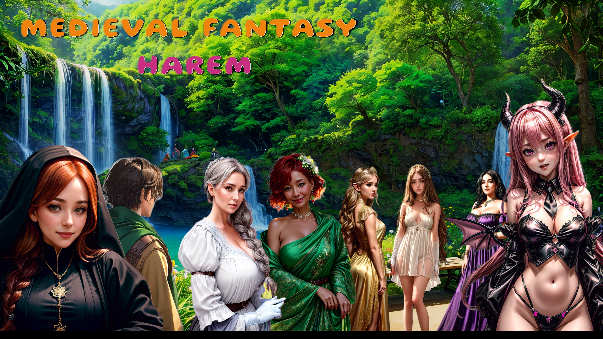 Medieval Fantasy Harem poster