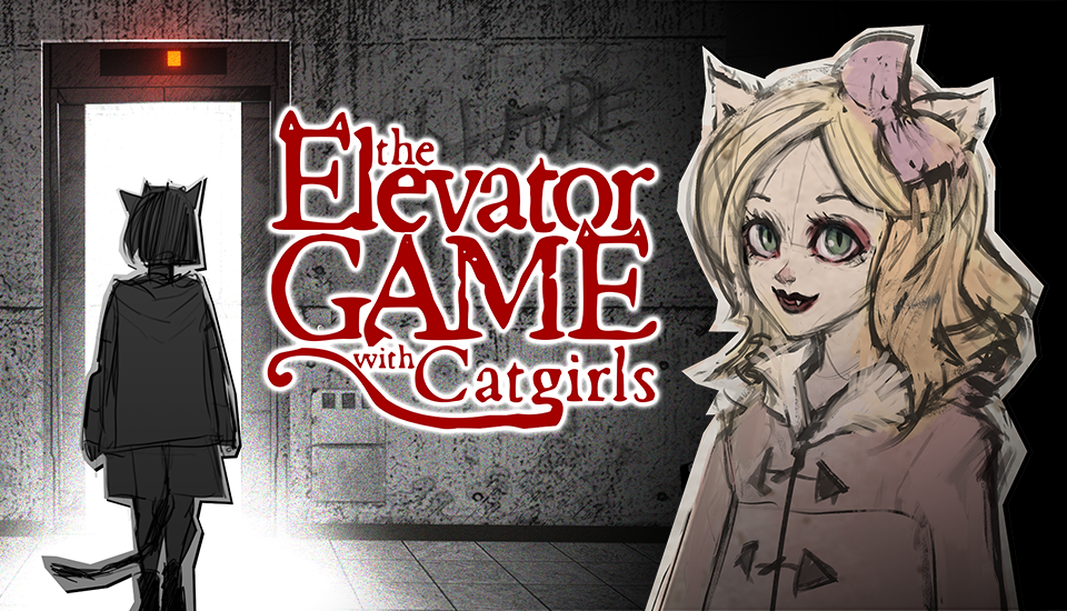 The Elevator Game With Cat Girls poster