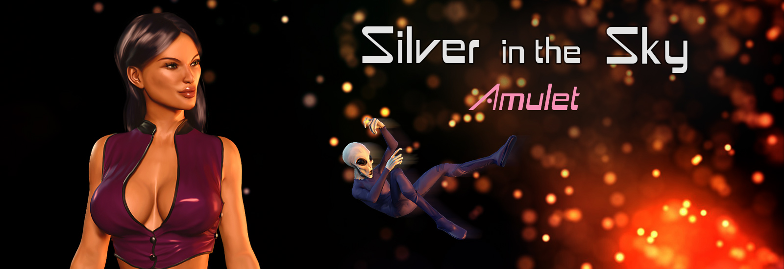 Silver in the Sky - Amulet poster