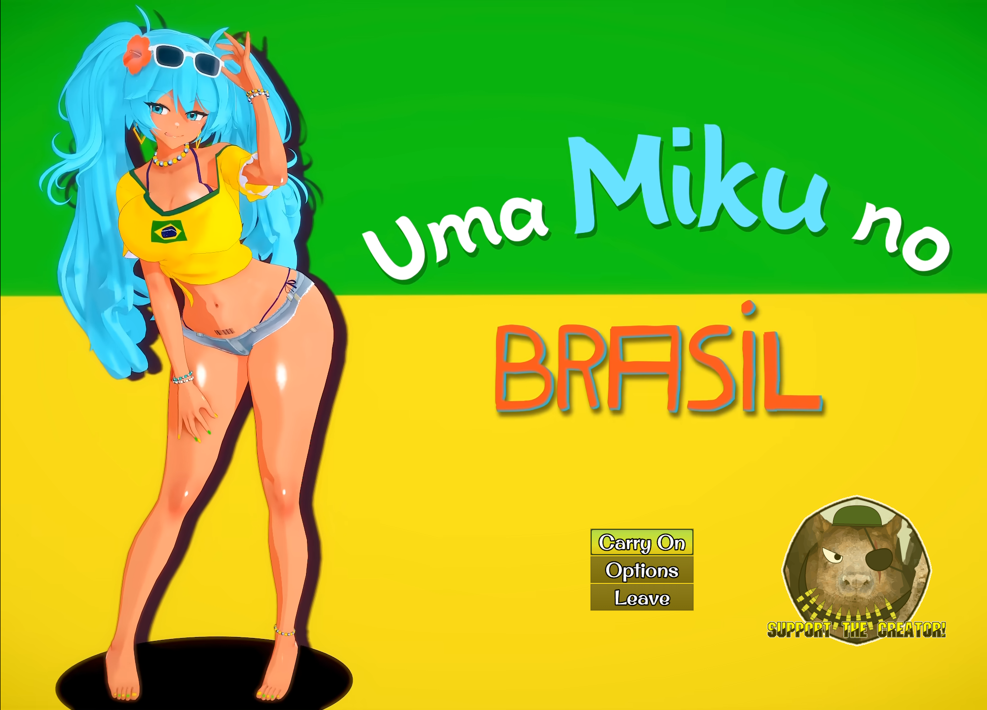 A Miku in Brazil poster