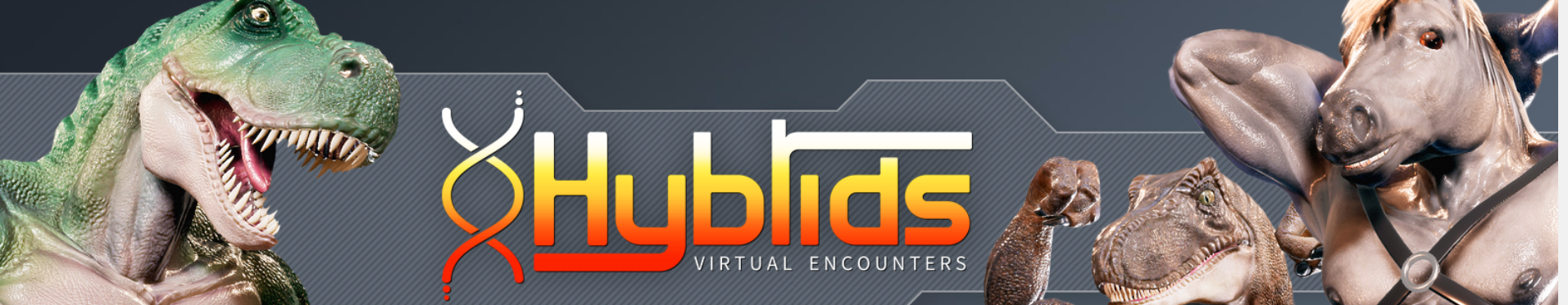 Hybrids: Virtual Encounters poster