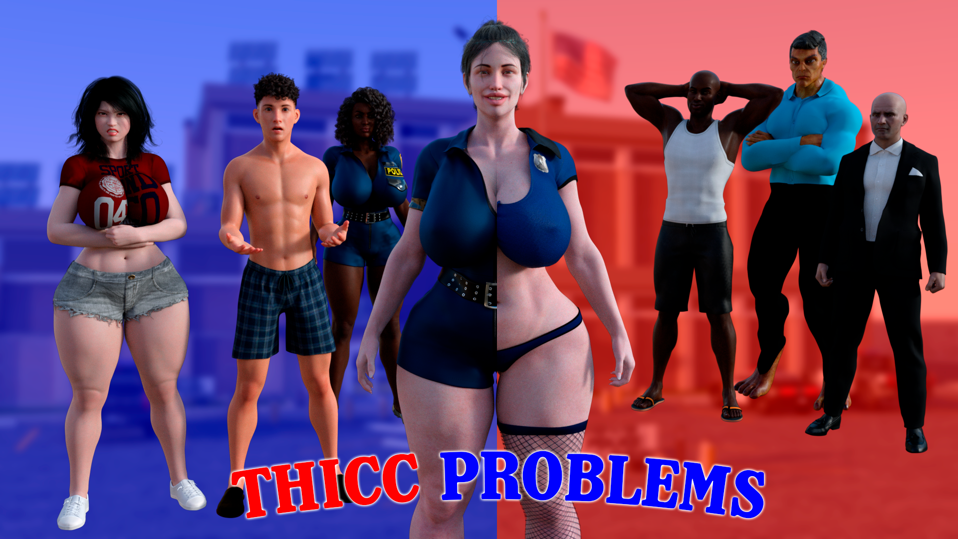 Thicc Problems poster