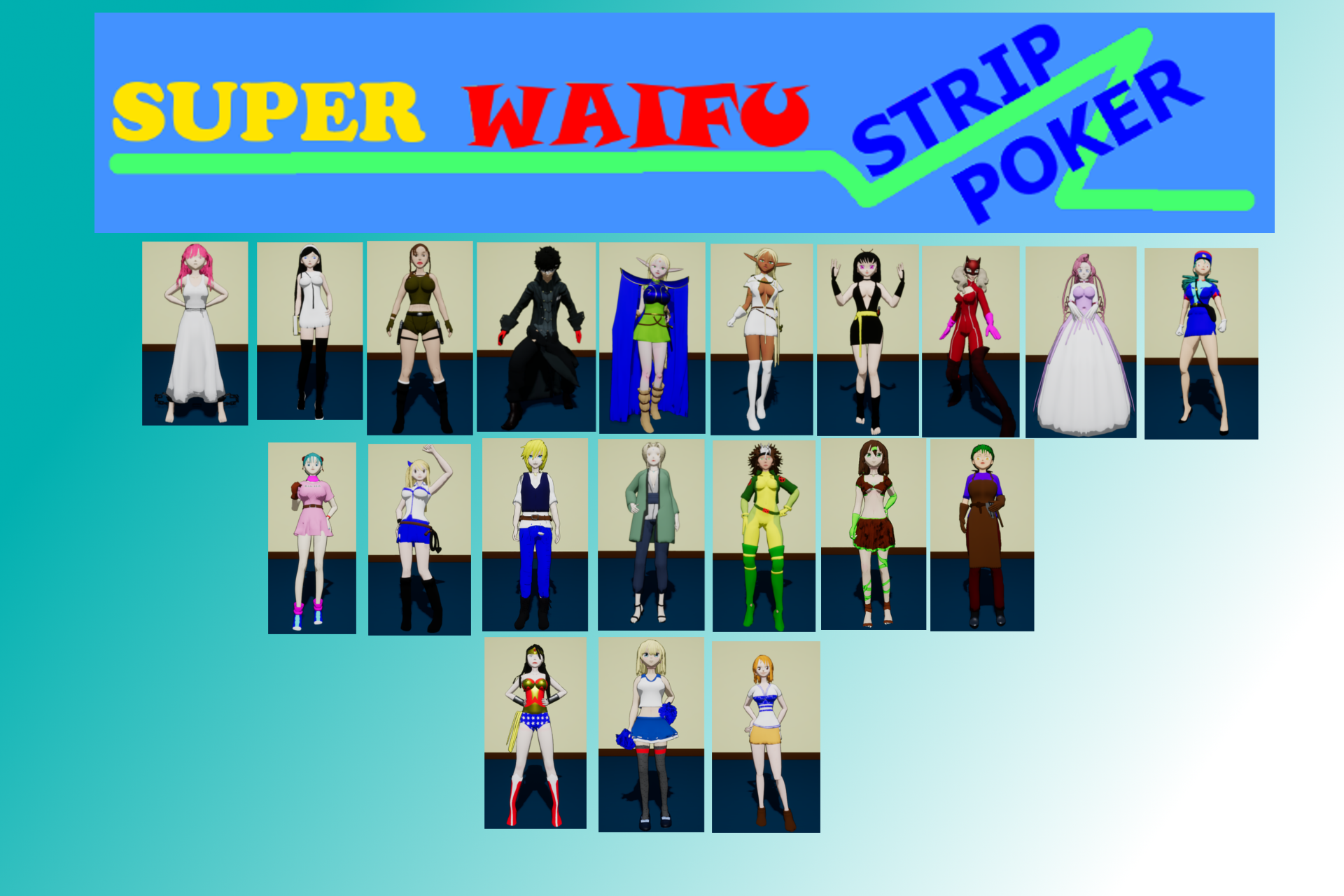 Super Waifu Strip Poker poster