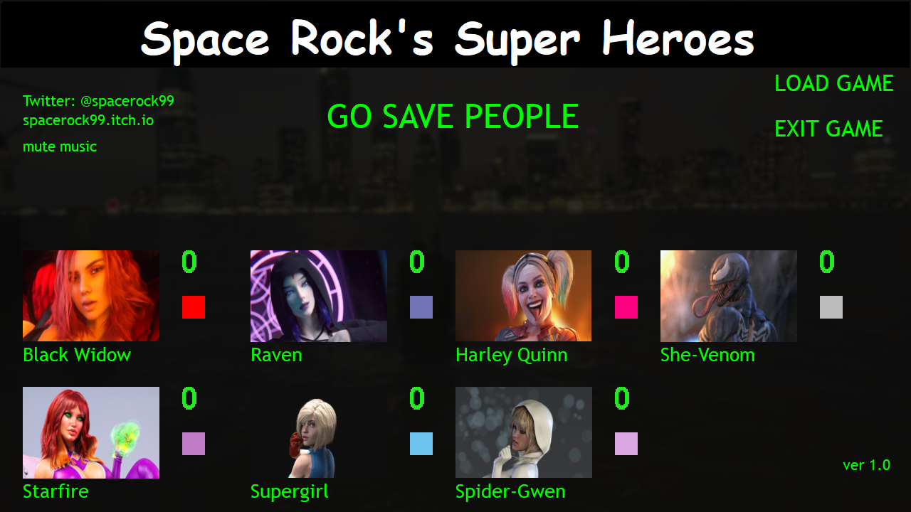 Space Rock's Super Heroes poster