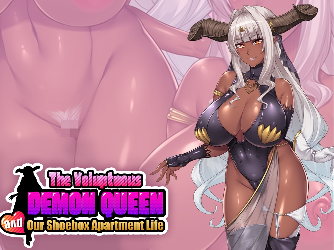 The Voluptuous DEMON QUEEN and our Shoebox Apartment Life poster