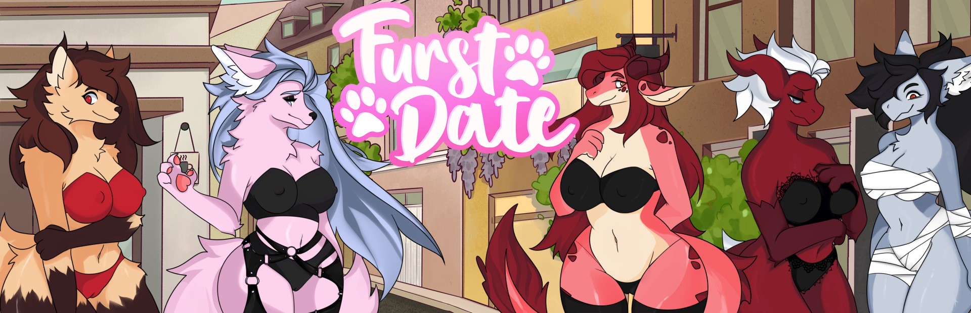 FurstDate: A Furry Dating Simulator poster