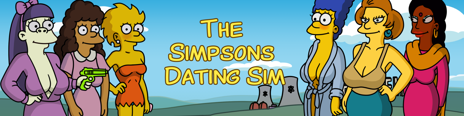 The Simpsons Dating Sim poster