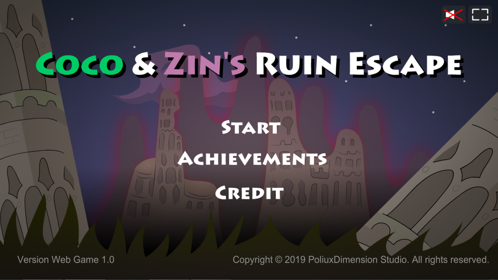 Coco & Zin's Ruin Escape poster