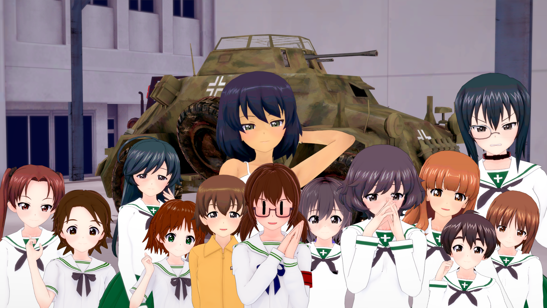 Girls und Panzer Panzussy poster