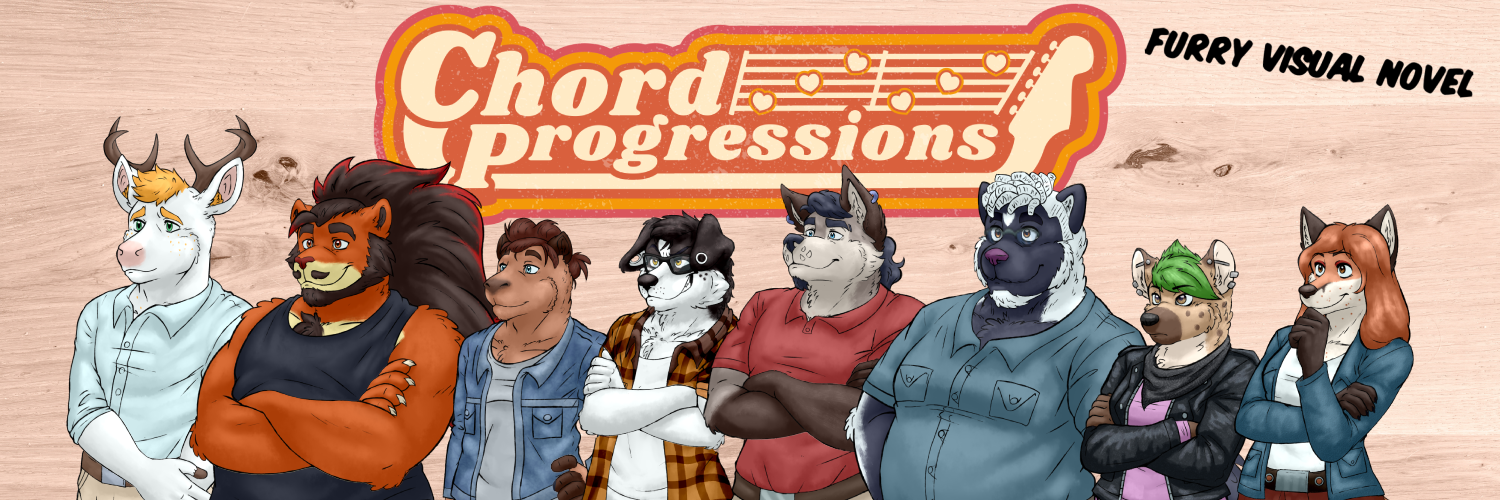 Chord Progressions, Furry Visual Novel poster