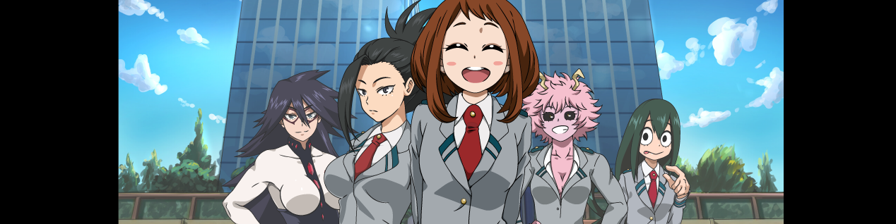 My Harem Academia poster