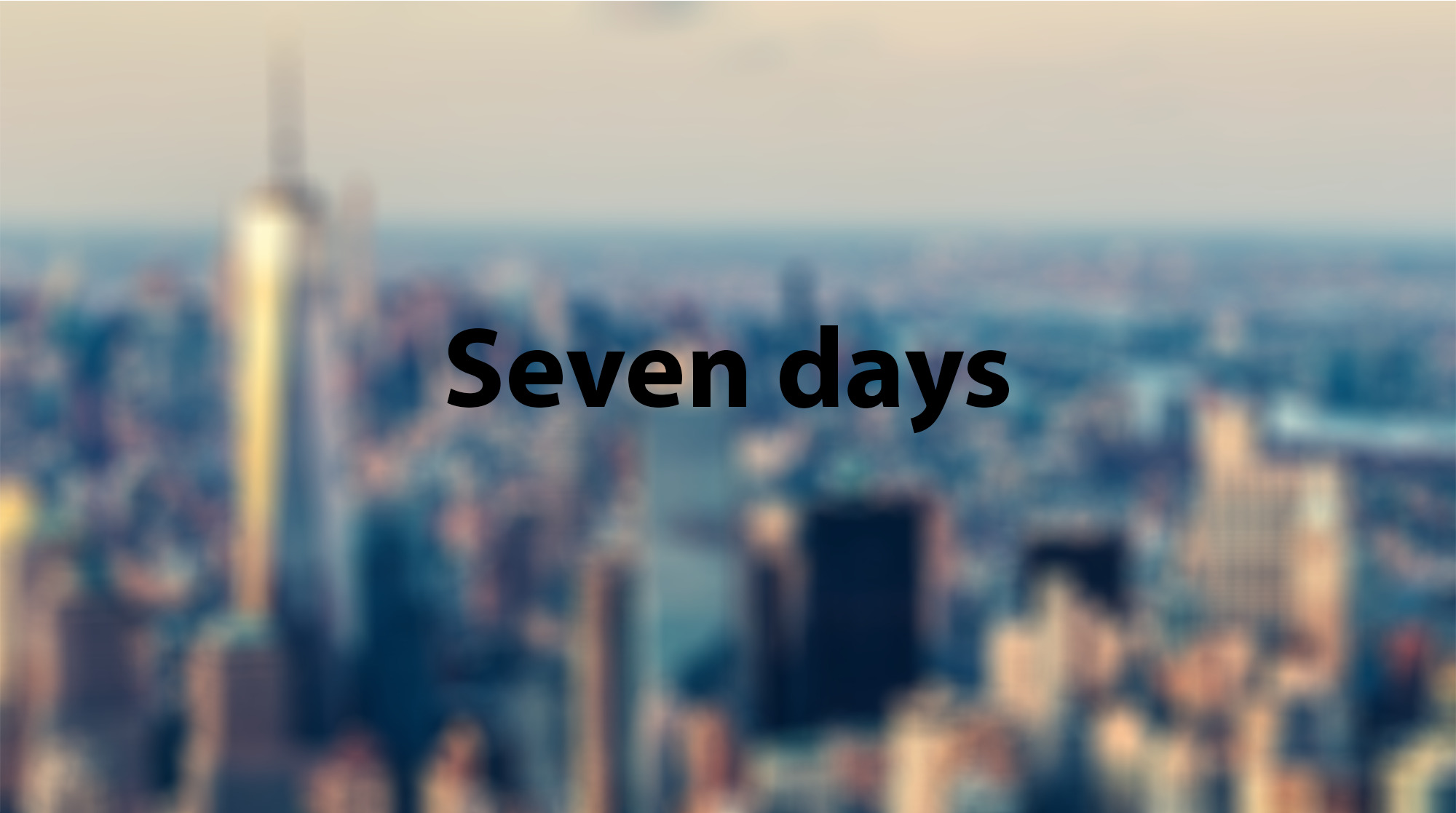 Seven Days poster