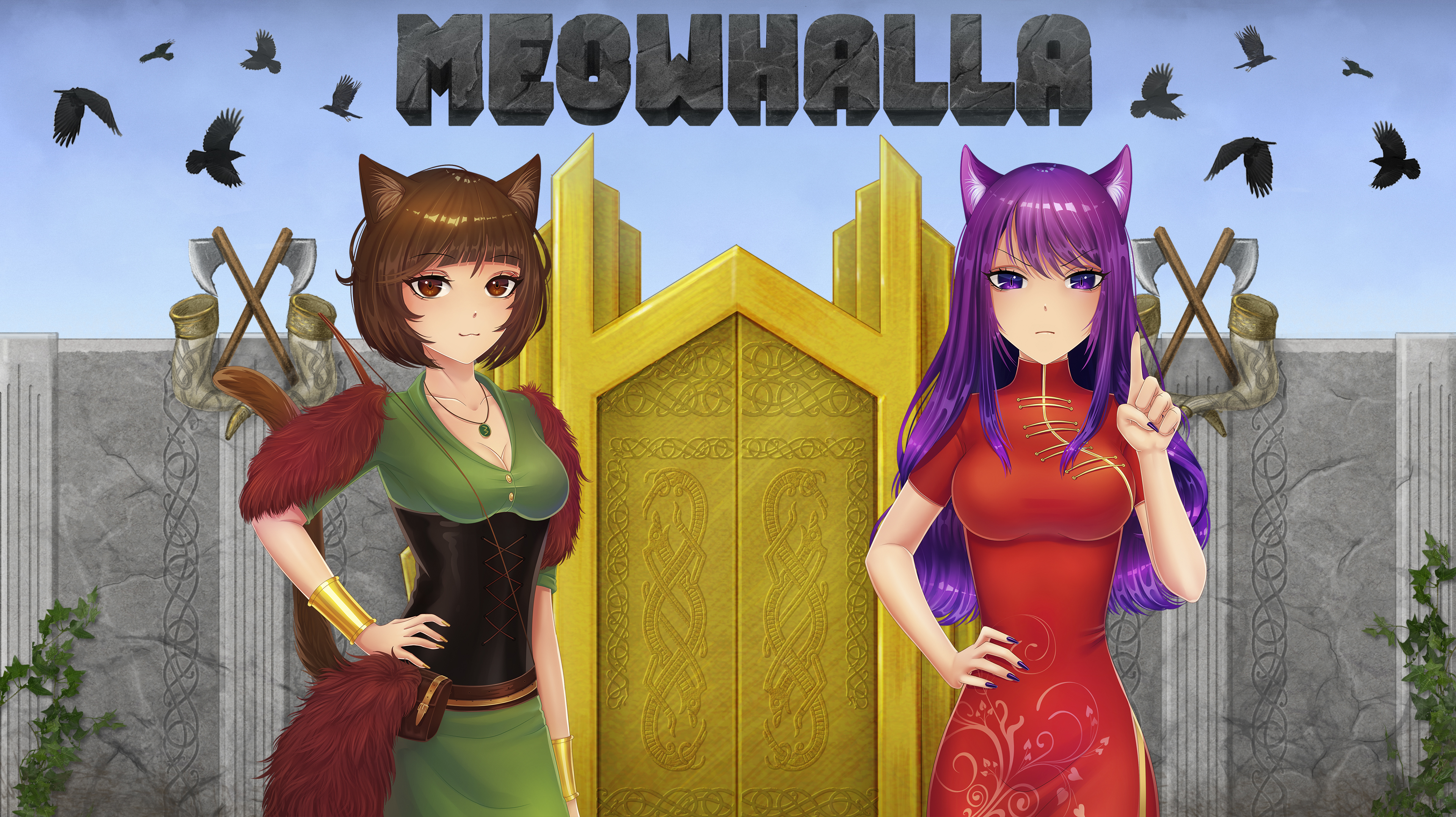 Meowhalla poster