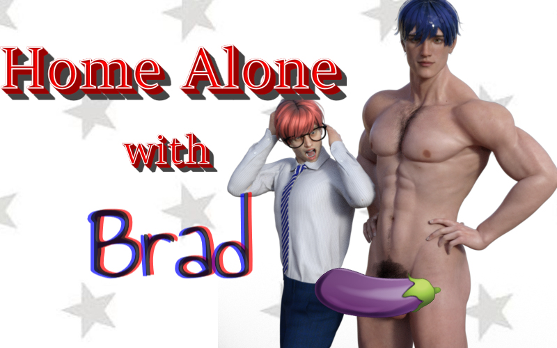 Home Alone with Brad poster