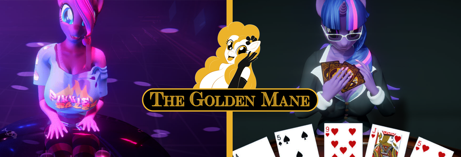 Golden Mane - Casino Equestria poster