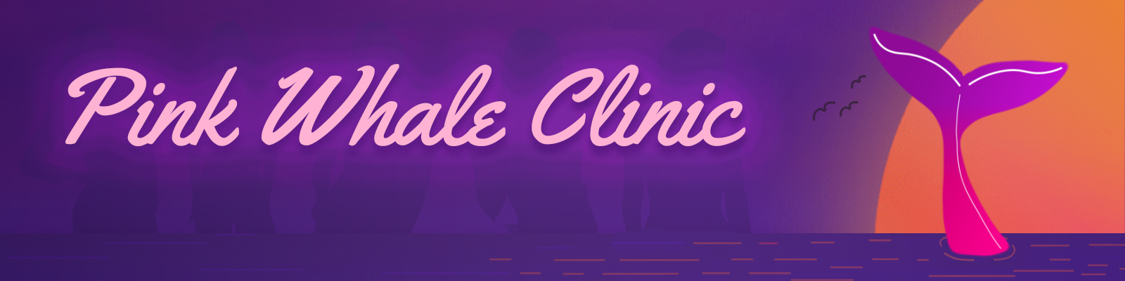 Pink Whale Clinic poster
