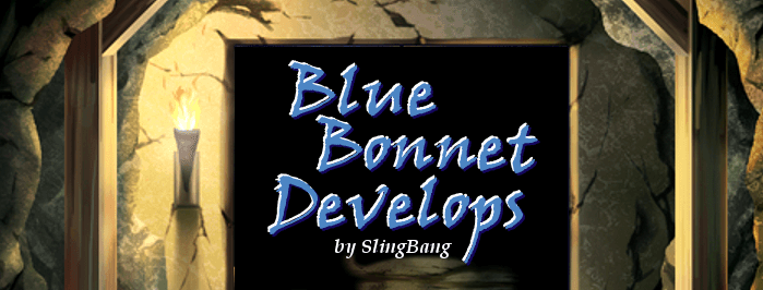 Blue Bonnet Develops poster