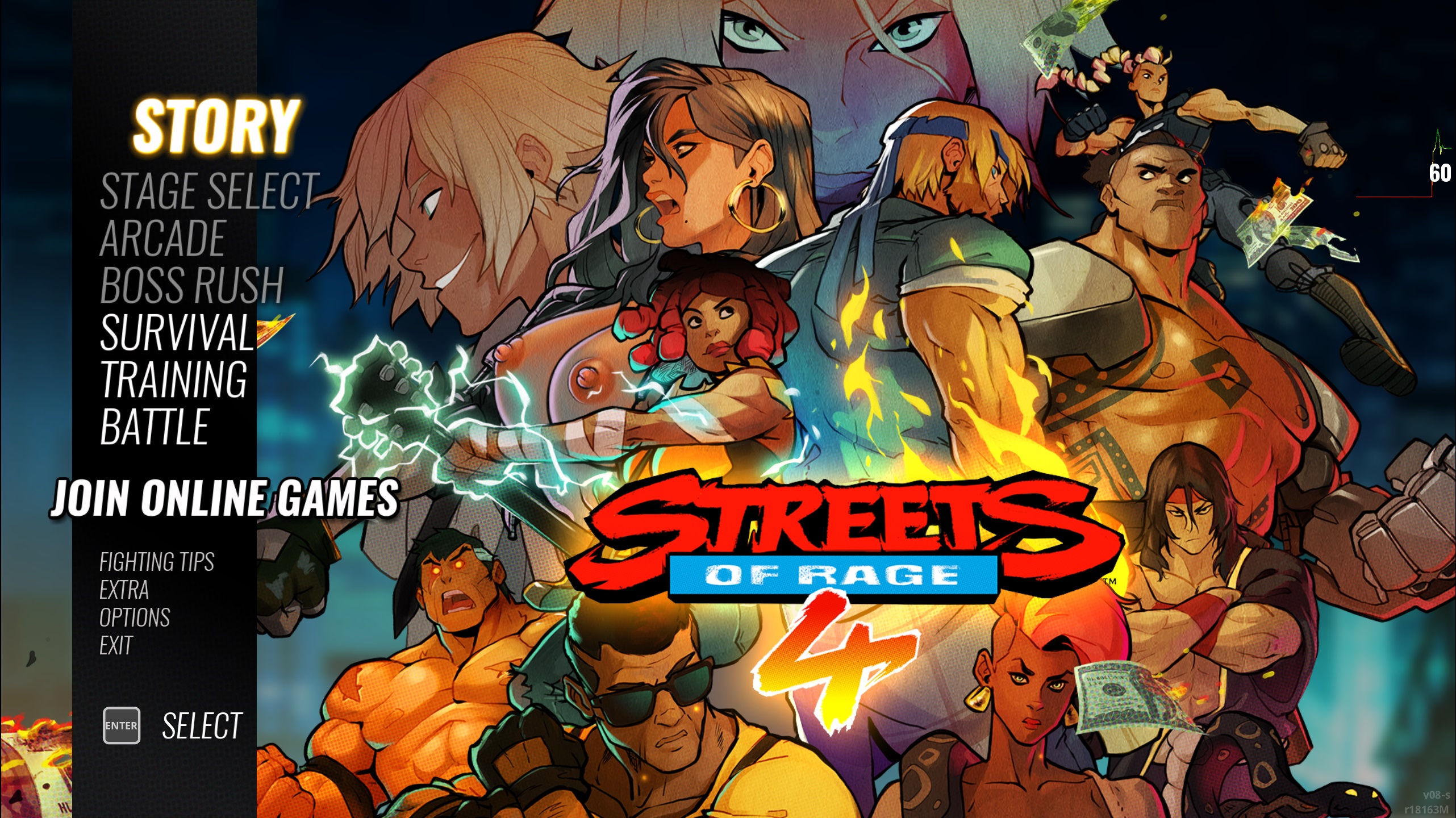 Streets of Rage 4 poster