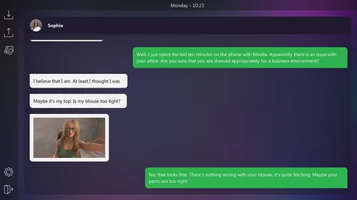 Dirty Texts - New Intern screenshot