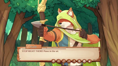 Burrow of the Fallen Bear: A Gay Furry Visual Novel screenshot 5