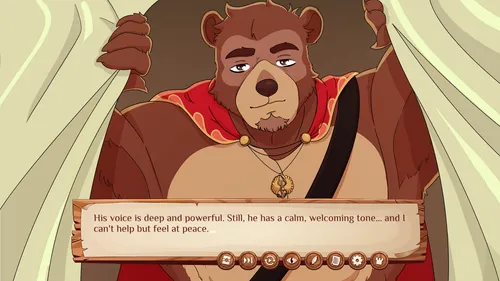 Burrow of the Fallen Bear: A Gay Furry Visual Novel screenshot 3