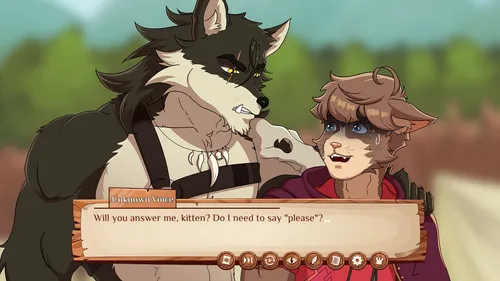 Burrow of the Fallen Bear: A Gay Furry Visual Novel screenshot 2