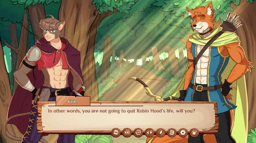 Burrow of the Fallen Bear: A Gay Furry Visual Novel screenshot 4