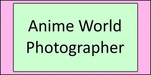 Anime World Photographer poster