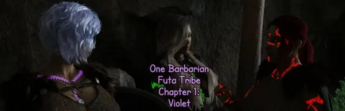 One Barbarian Futa Tribe Chapter 1: Violet 1.0