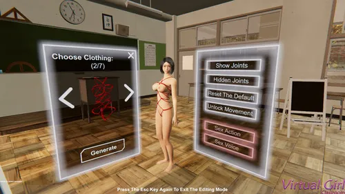 Virtual Girl: Classroom screenshot 3