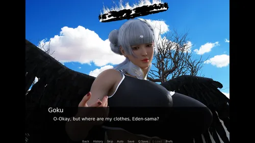 Everyone Has Giantess Angel Waifus in Heaven screenshot 1