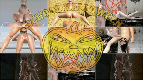 School Halloween poster