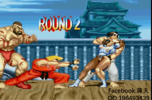 SF2 MUGEN Hunks vs. Chun Li screenshot 3