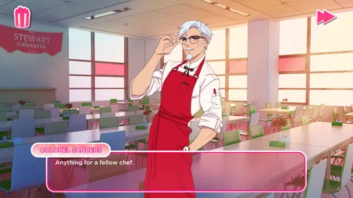 I Love You, Colonel Sanders! A Finger Lickin’ Good Dating Simulator screenshot 1