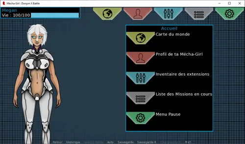 Mecha Girl : Donjon X Battle screenshot 5