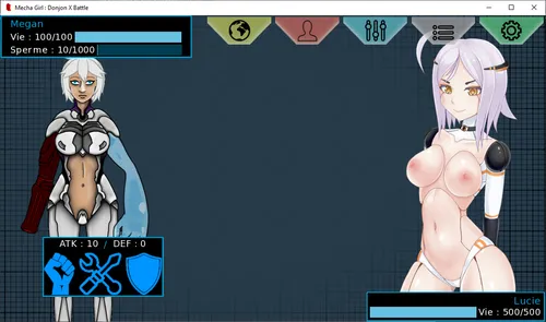 Mecha Girl : Donjon X Battle screenshot 4