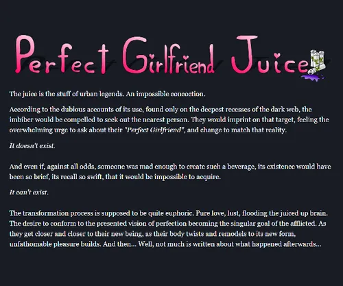 Perfect Girlfriend Juice screenshot 1