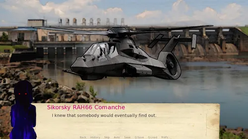 Attack Helicopter Dating Simulator screenshot 3