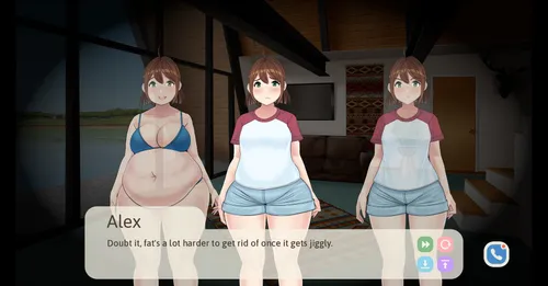 Forks: A Weight Gain Visual Novel screenshot 0