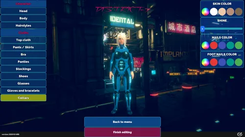 District-7: Cyberpunk stories screenshot 0