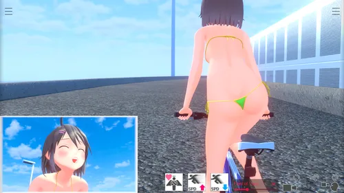 When i row, i get it! Kohane's cycling masturbation screenshot 3