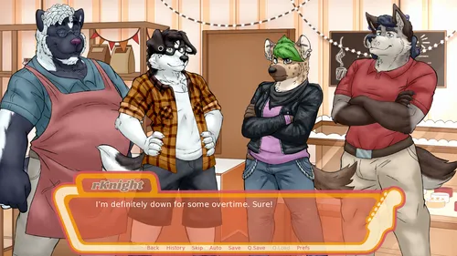 Chord Progressions, Furry Visual Novel screenshot 4