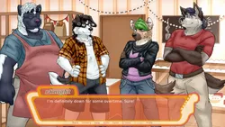 Chord Progressions, Furry Visual Novel screenshot