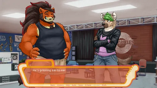 Chord Progressions, Furry Visual Novel screenshot 5