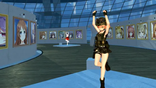 VR GALLERY - Cute Anime Girl Exhibition screenshot 0