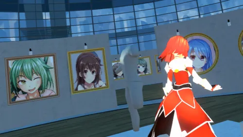 VR GALLERY - Cute Anime Girl Exhibition screenshot 3