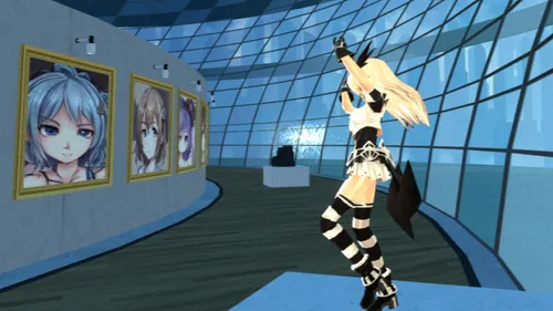 VR GALLERY - Cute Anime Girl Exhibition screenshot 5