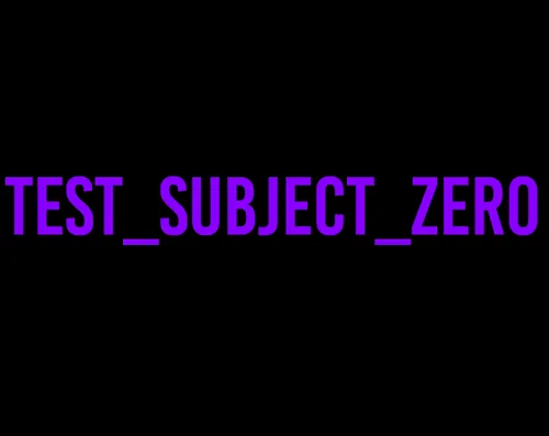 Test Subject Zero v0.0.1