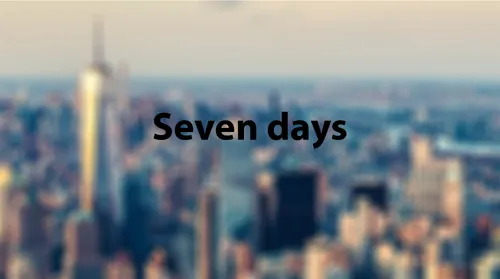 Seven Days Day 6